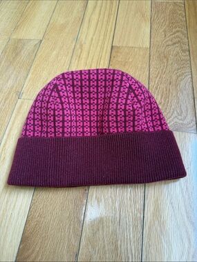 NWT Hermes Bonnet Femme Hope Tricot Jacquard Cashmere Beanie Winter Hat